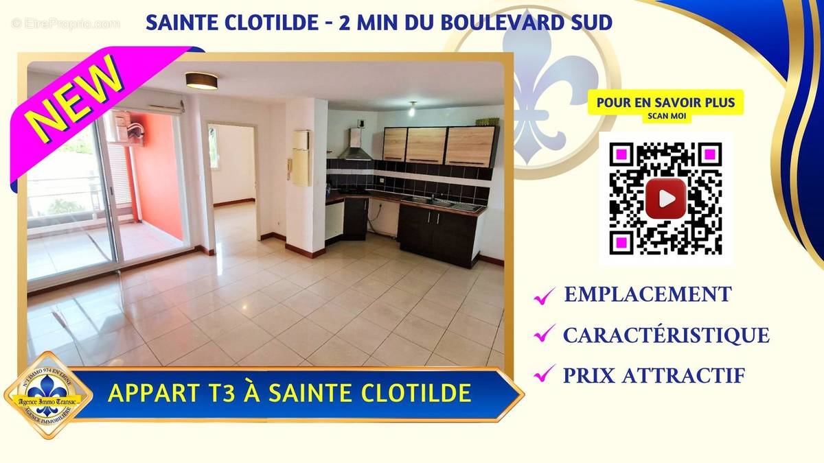 Appartement à SAINT-DENIS