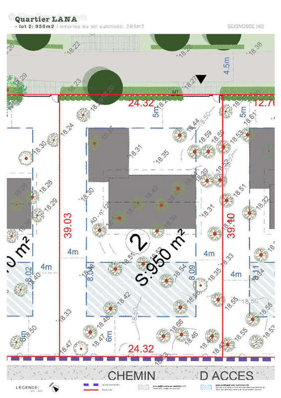 Terrain à SEIGNOSSE