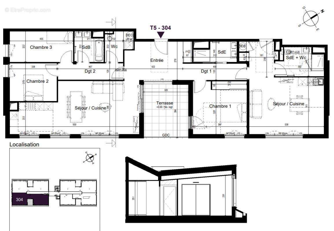 Appartement à PLENEUF-VAL-ANDRE