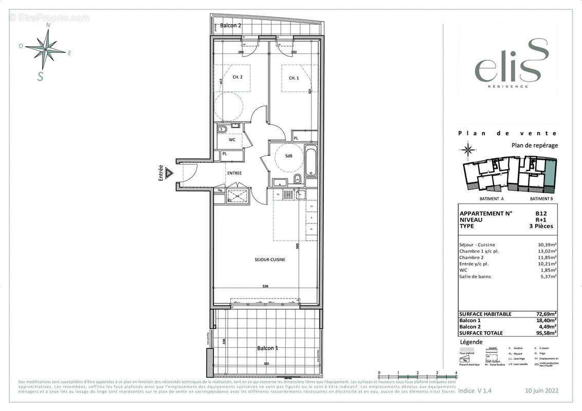 Appartement à CAP-D&#039;AIL