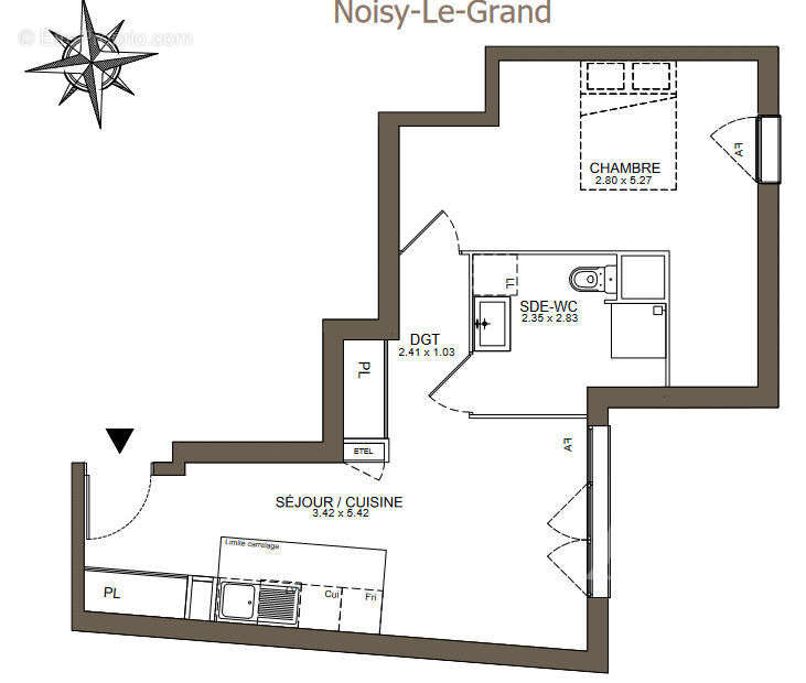 Appartement à NOISY-LE-GRAND