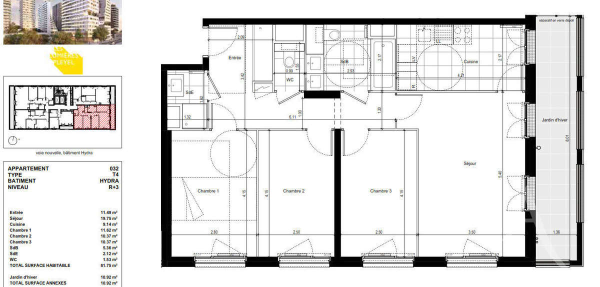 Appartement à SAINT-DENIS