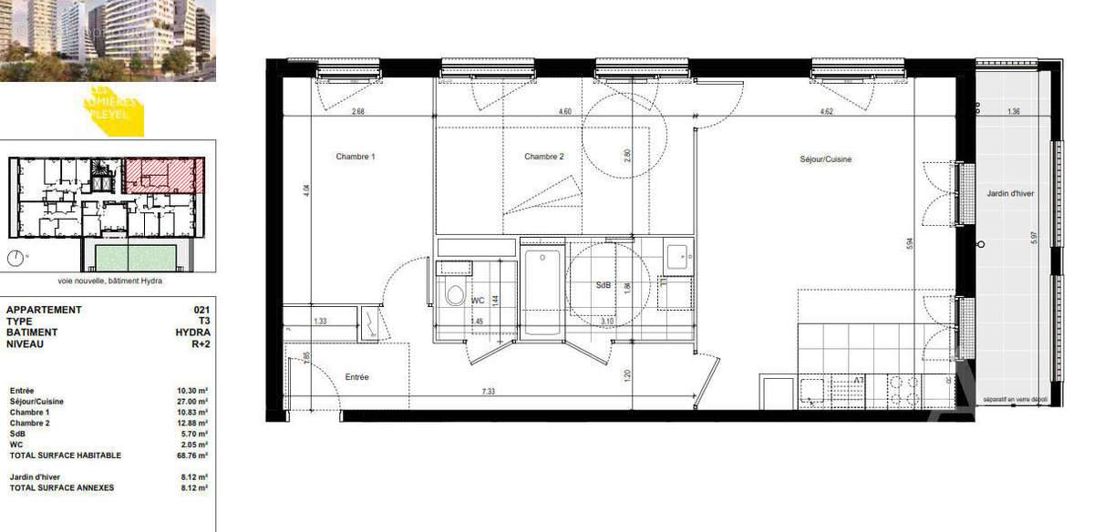 Appartement à SAINT-DENIS