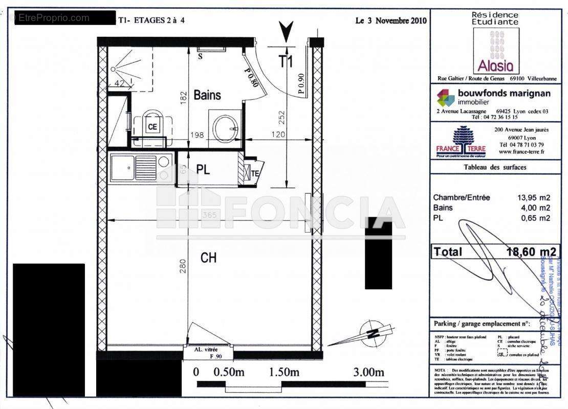 Appartement à VILLEURBANNE