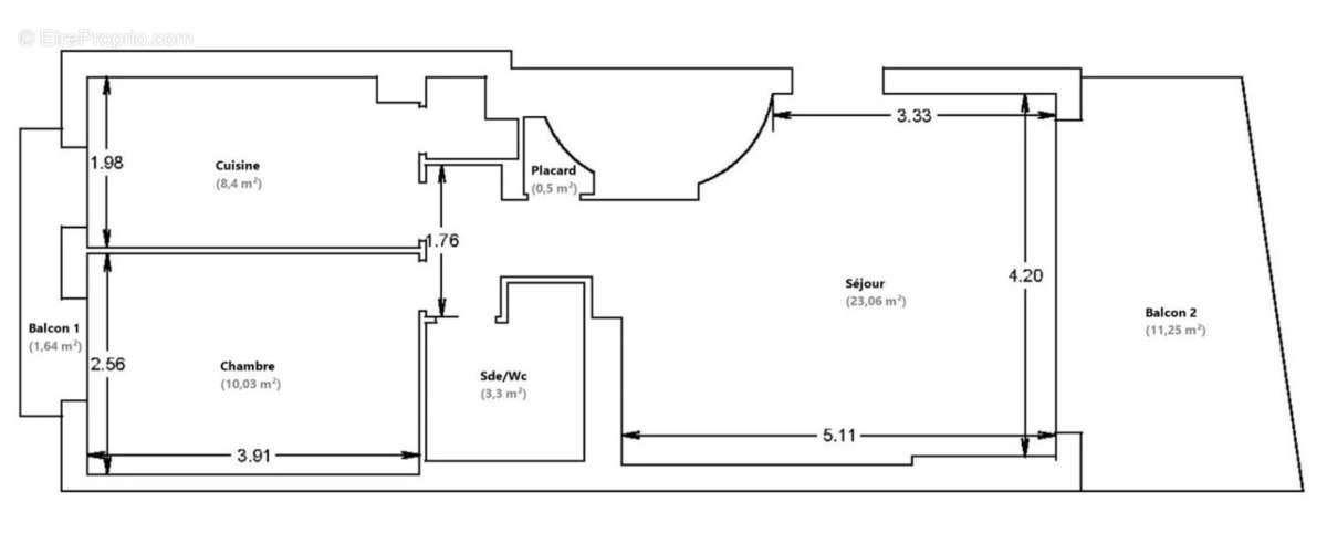 Appartement à PARIS-10E