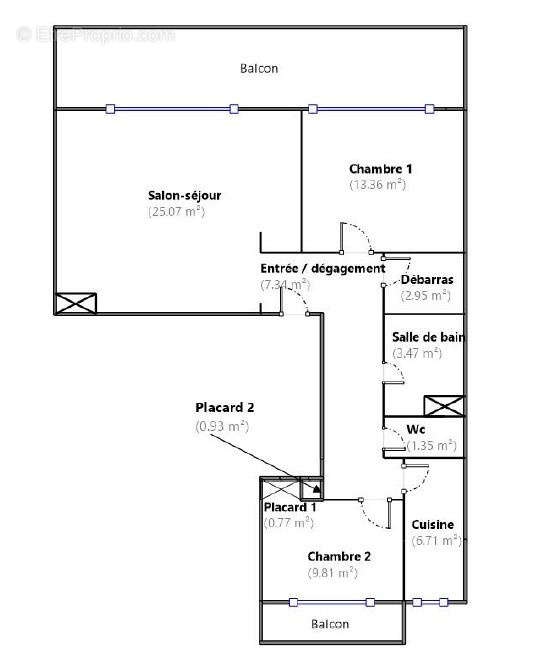 Appartement à LA BAULE-ESCOUBLAC