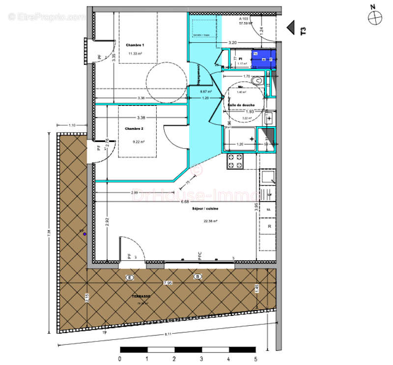 Appartement à SIX-FOURS-LES-PLAGES