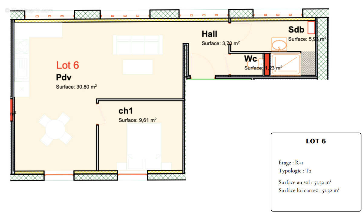 Appartement à BOULOGNE-SUR-MER