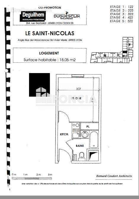 Appartement à LYON-3E