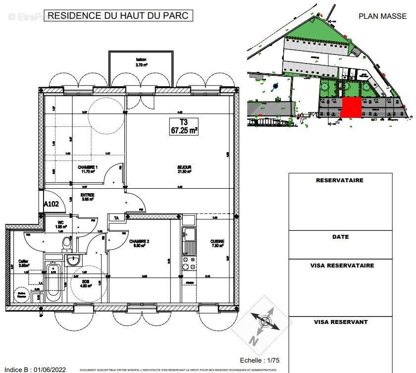 Appartement à CHAMANT