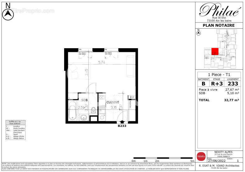 Appartement à AIX-LES-BAINS