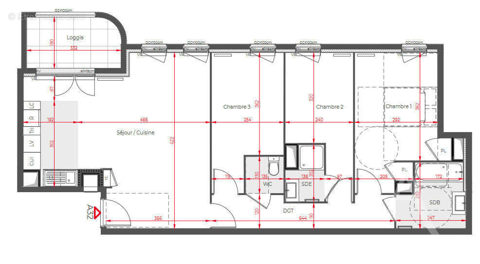 Appartement à COLOMBES