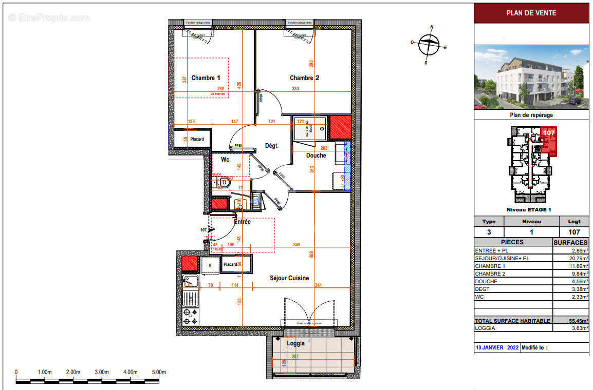 Appartement à ANGERS