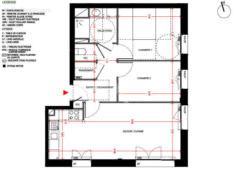 Appartement à SAINT-HERBLAIN