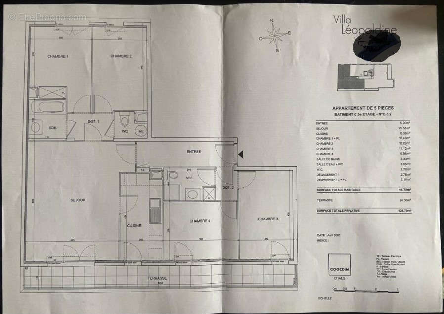 Appartement à AUBERVILLIERS