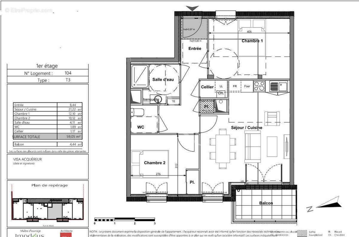 Appartement à SAINT-NAZAIRE