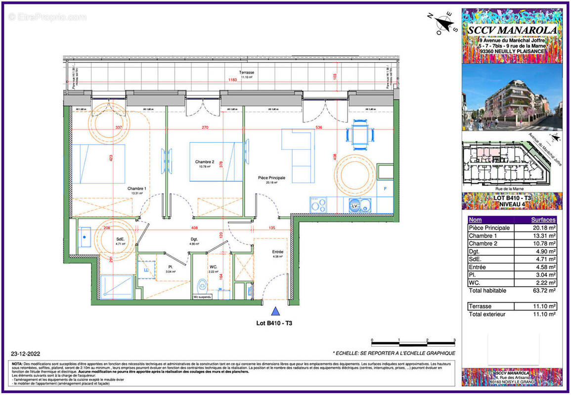 Appartement à NEUILLY-PLAISANCE