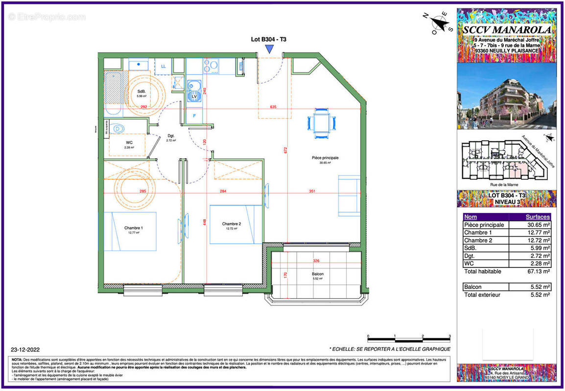 Appartement à NEUILLY-PLAISANCE