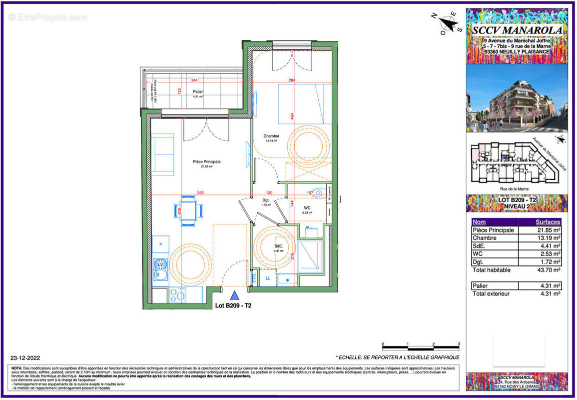 Appartement à NEUILLY-PLAISANCE