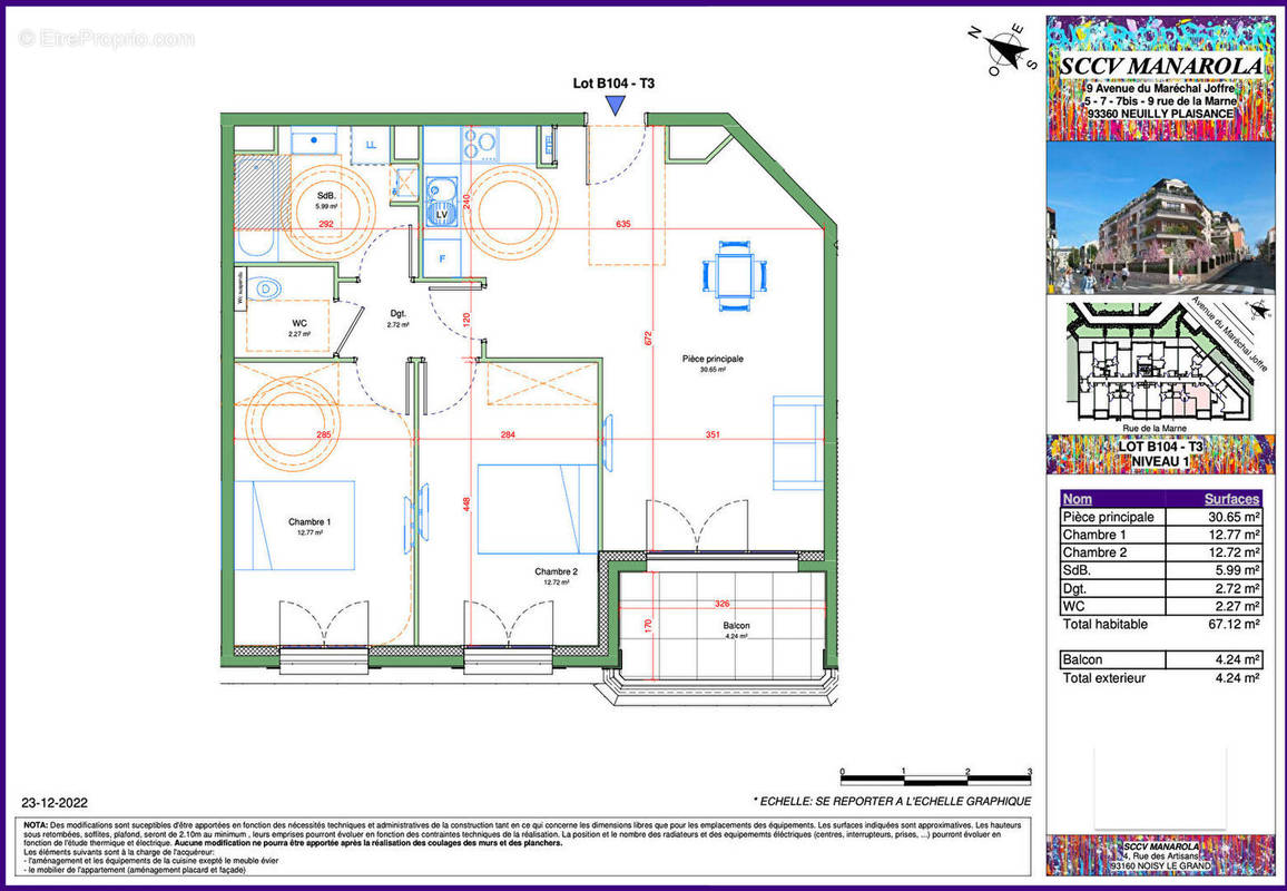 Appartement à NEUILLY-PLAISANCE