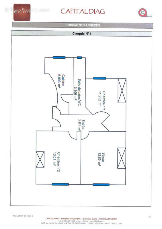 Appartement à PARIS-19E