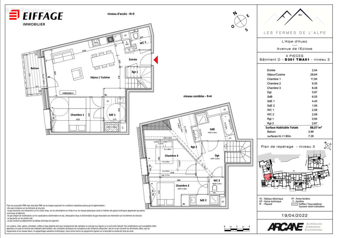 Appartement à HUEZ