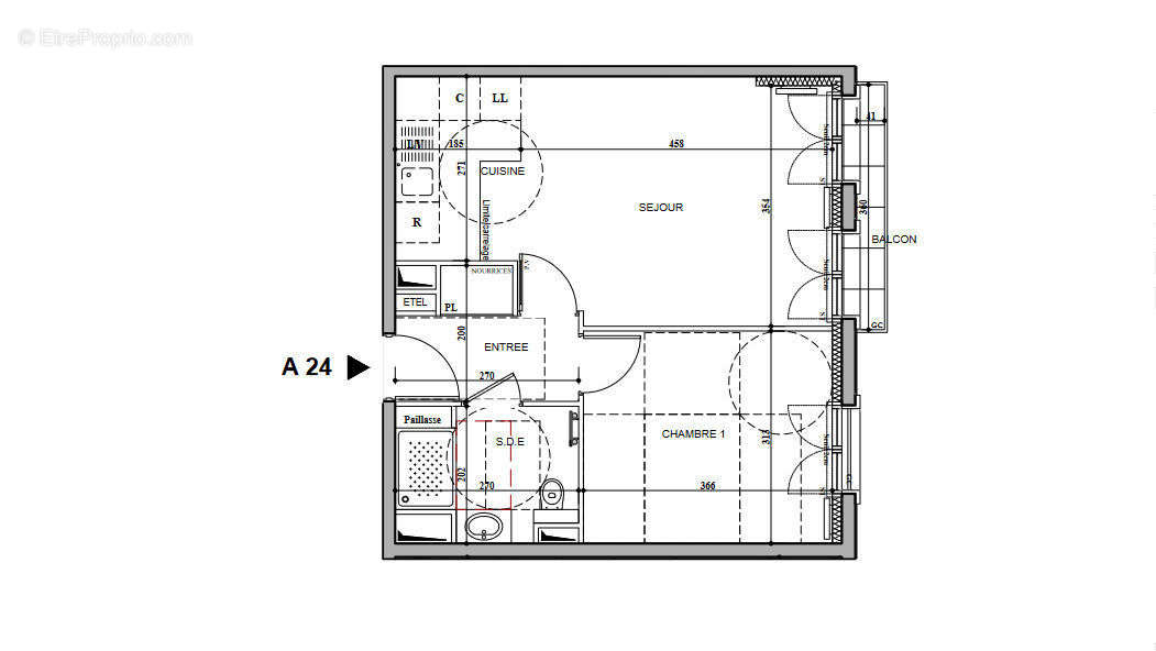 Appartement à L&#039;HAY-LES-ROSES