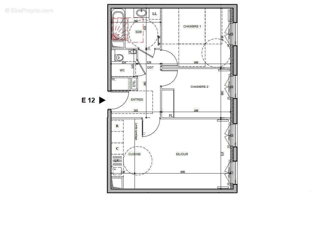 Appartement à L&#039;HAY-LES-ROSES