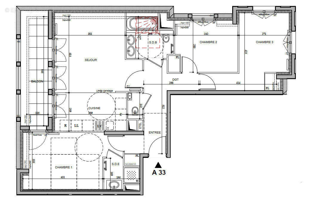 Appartement à L&#039;HAY-LES-ROSES