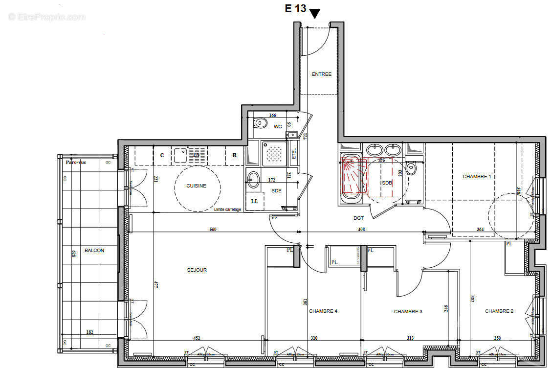 Appartement à L&#039;HAY-LES-ROSES