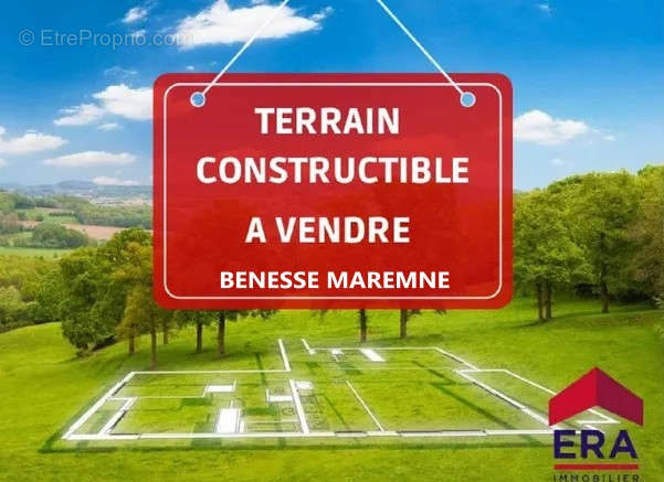 Terrain à BENESSE-MAREMNE