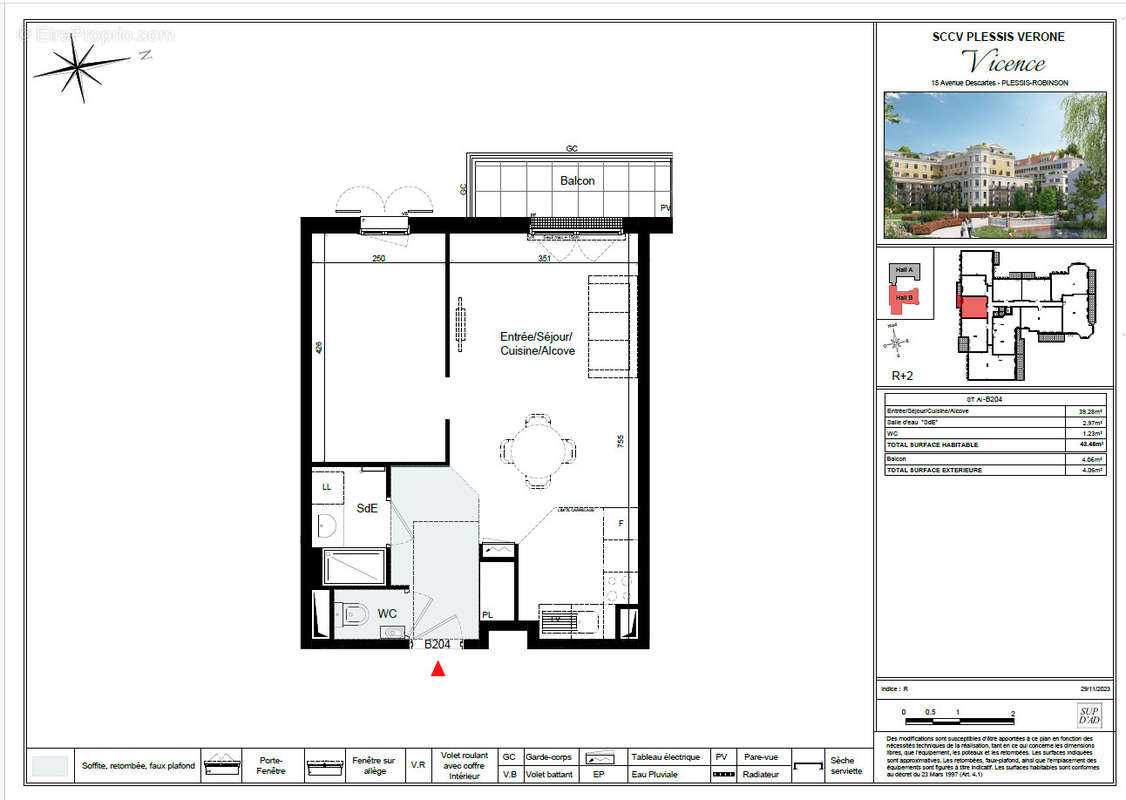 Appartement à LE PLESSIS-ROBINSON