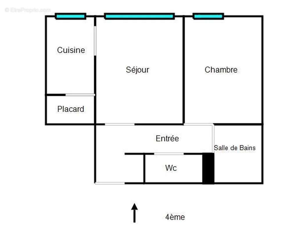 Appartement à PARIS-18E