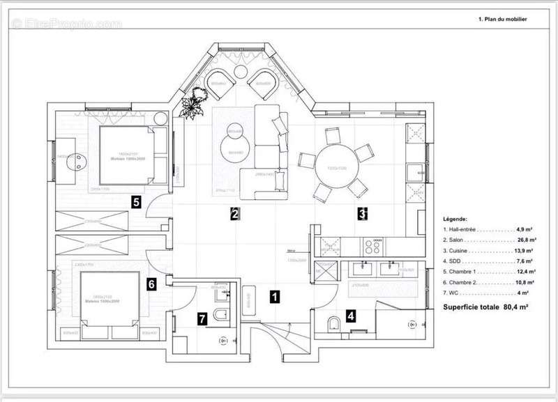 Appartement à VILLEFRANCHE-SUR-MER