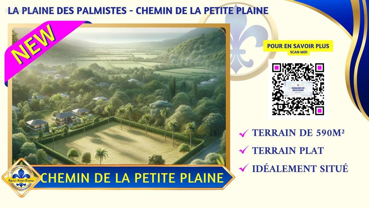 Terrain à LA PLAINE-DES-PALMISTES