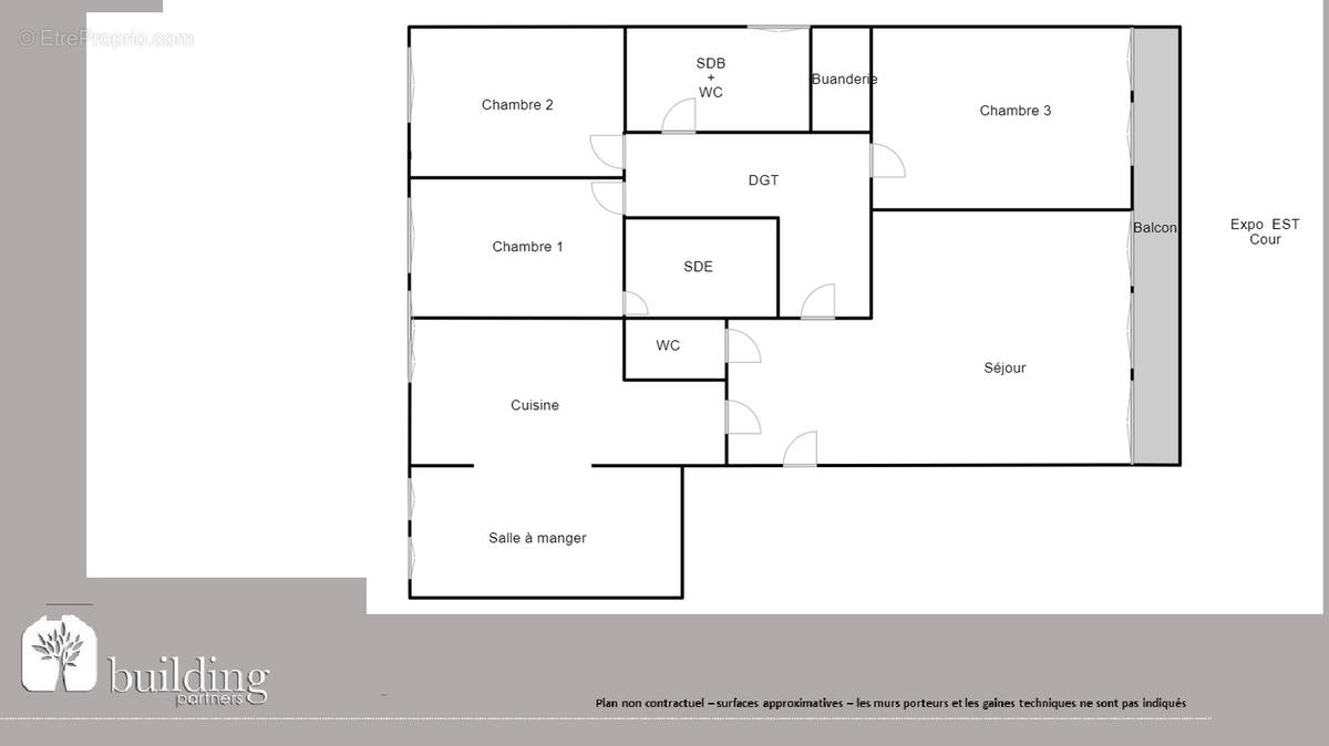 Appartement à LEVALLOIS-PERRET