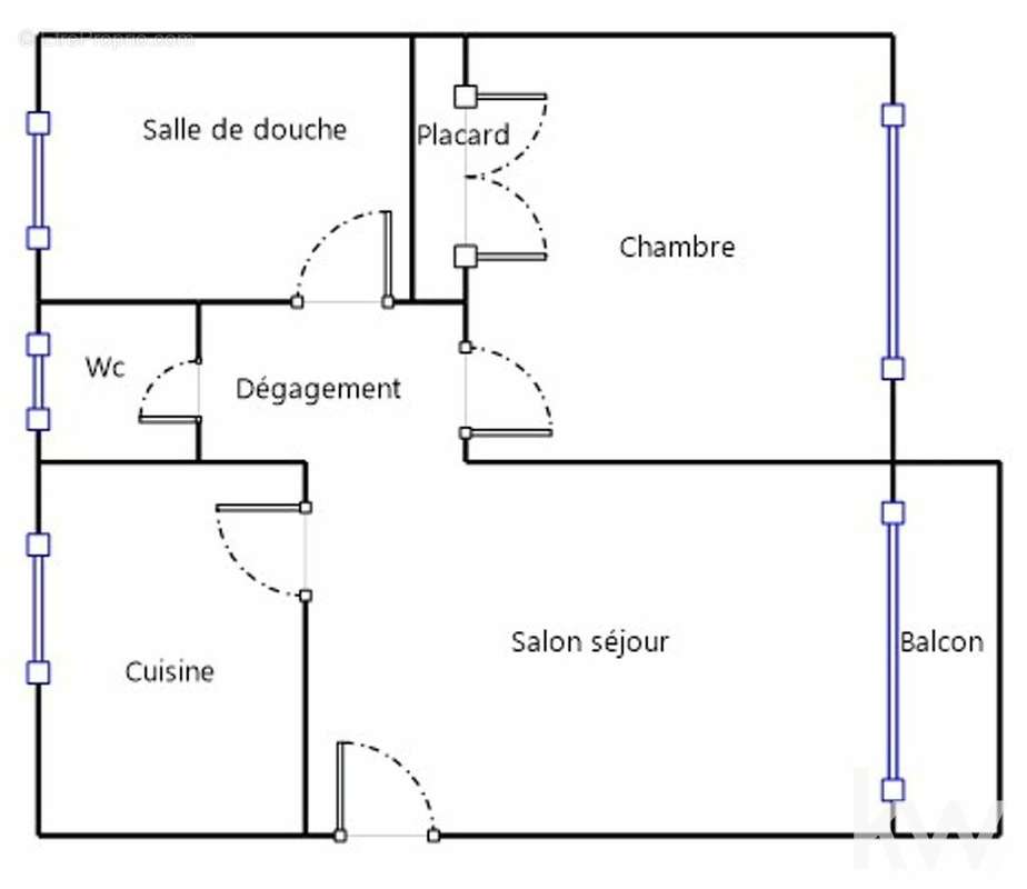 Appartement à MARSEILLE-3E