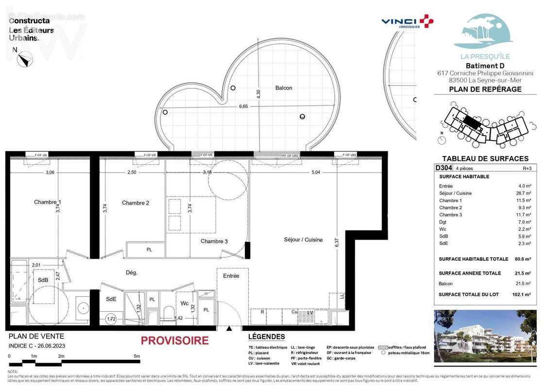 Appartement à LA SEYNE-SUR-MER