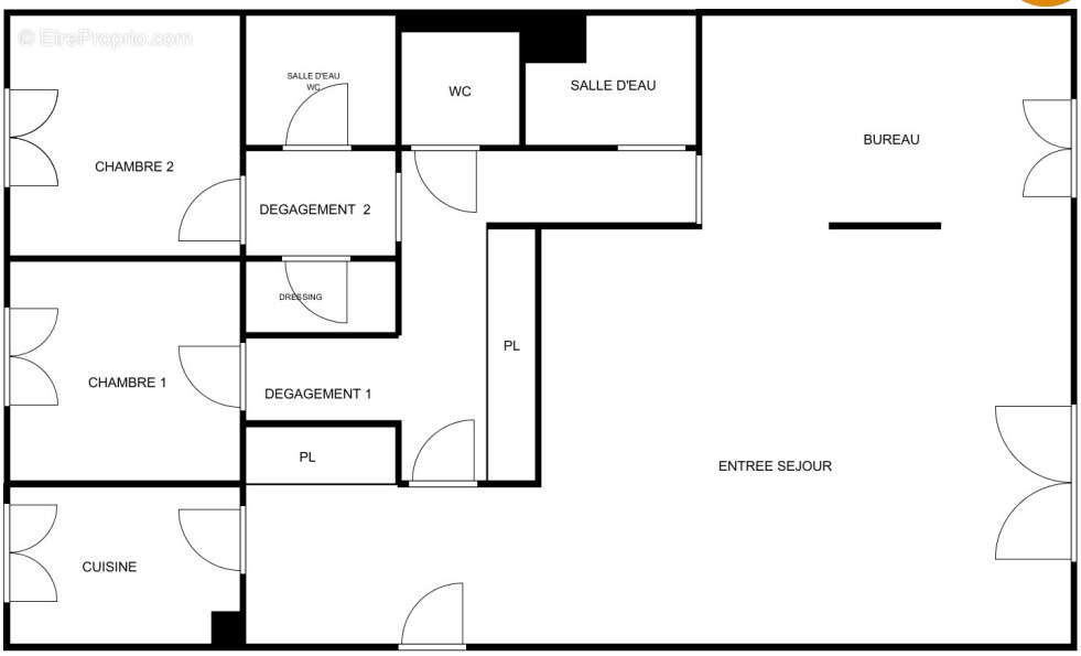 Appartement à COURBEVOIE