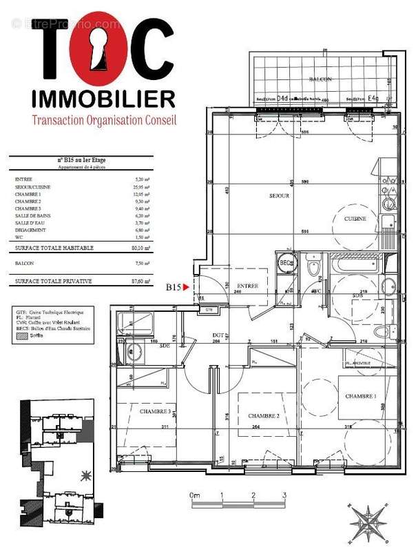 Appartement à ARGENTEUIL