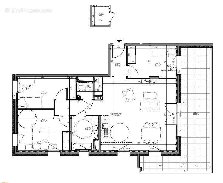 Appartement à COGNIN