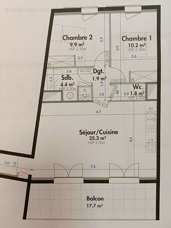 Appartement à SEPTEME