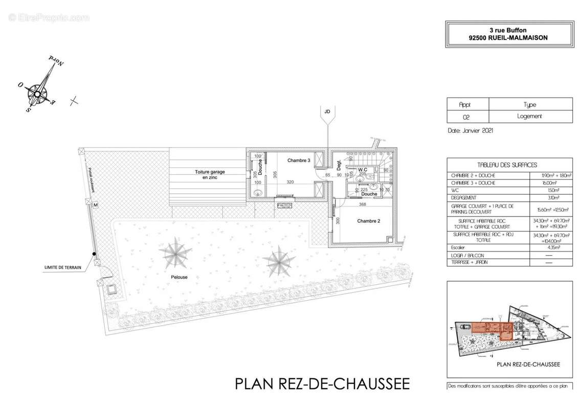 Appartement à RUEIL-MALMAISON