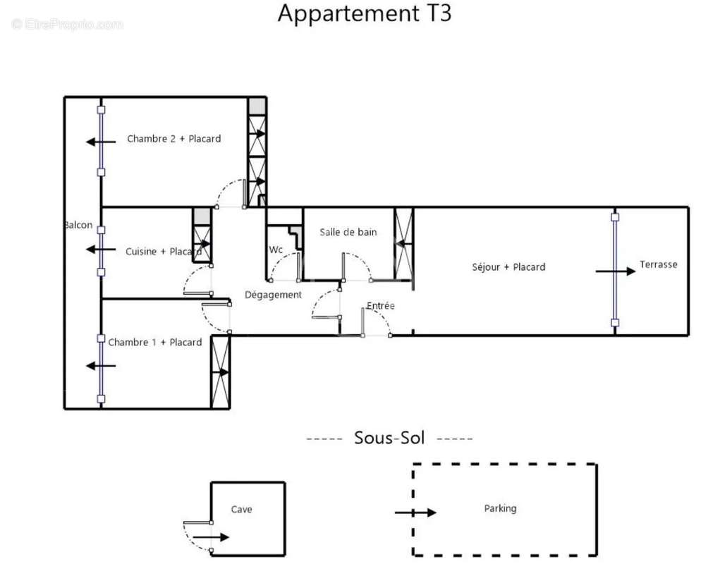 Appartement à MENTON