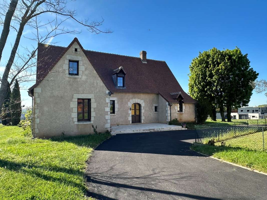 Maison sur sous-sol à La Châtre, l&#039;accès - Maison à LA CHATRE