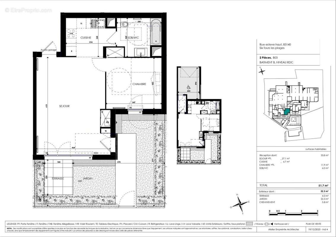 Appartement à SIX-FOURS-LES-PLAGES