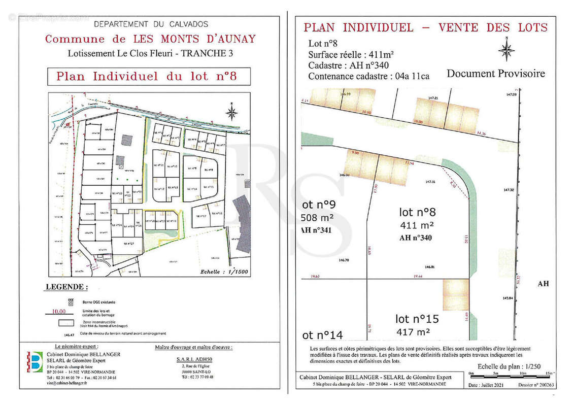 Terrain à AUNAY-SUR-ODON