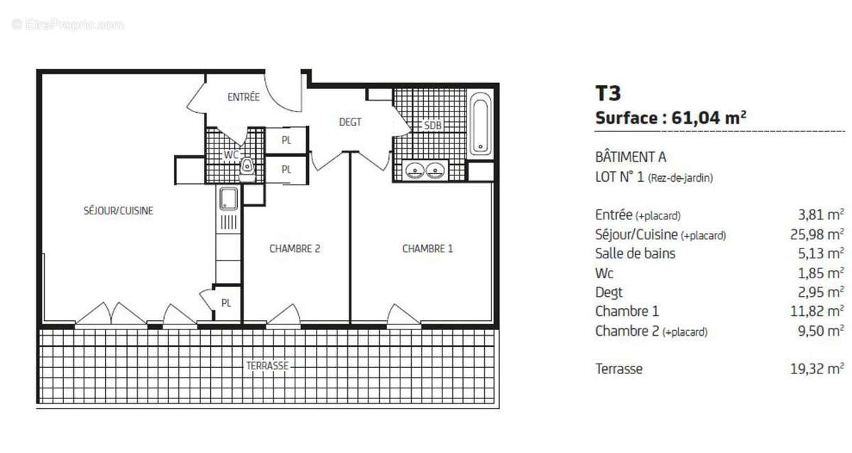 Appartement à MONTBAZON