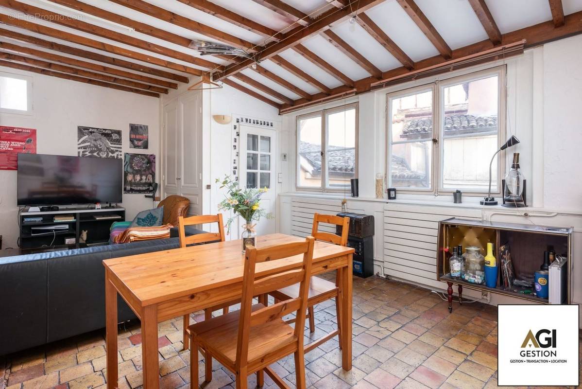 séjour salon - Appartement à LYON-5E