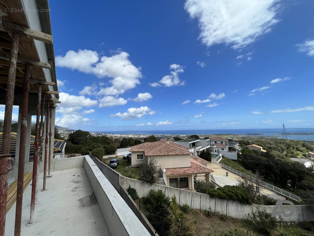 vue terrasse - Maison à FURIANI